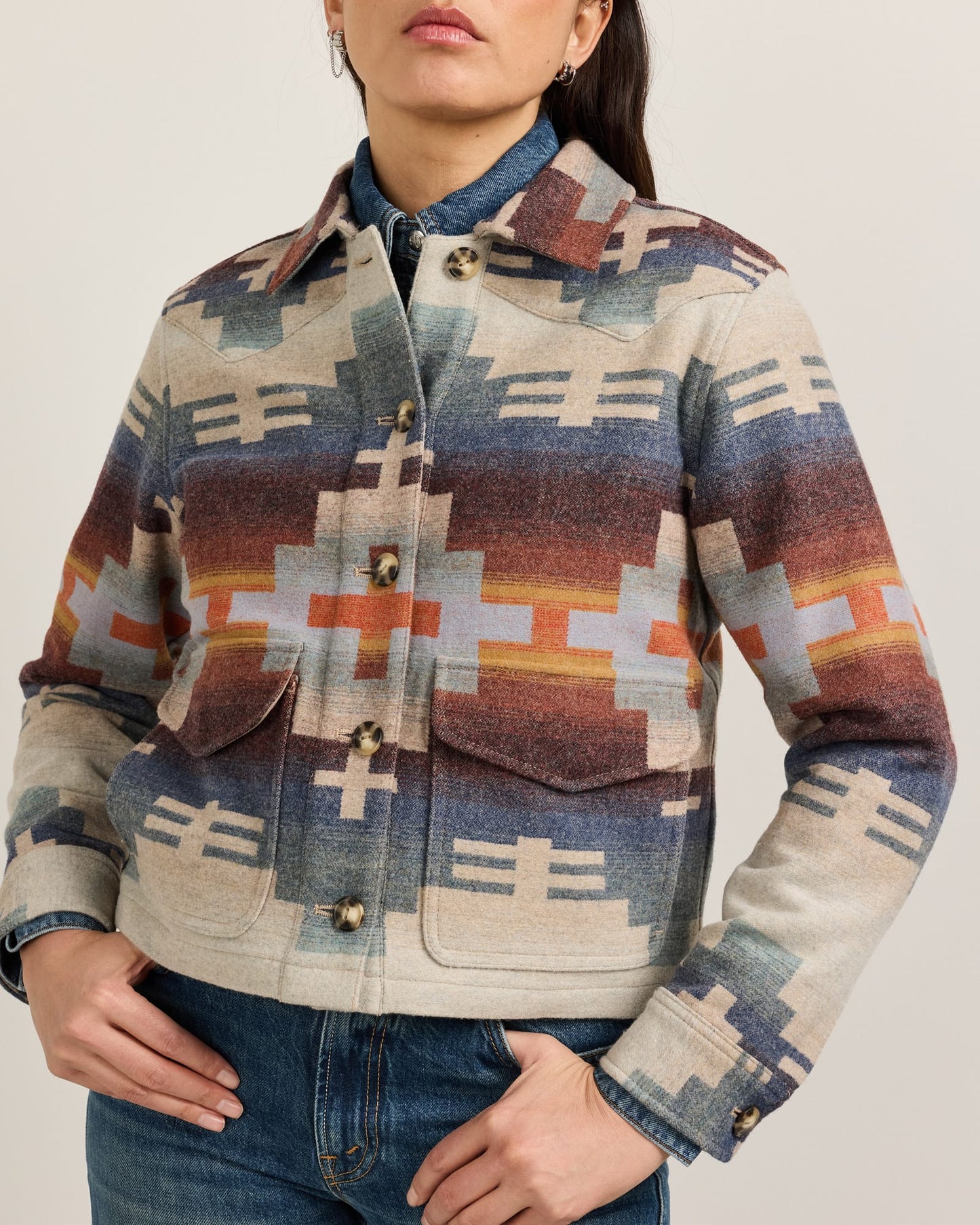 Dakota Wool Western Jacket by Pendleton