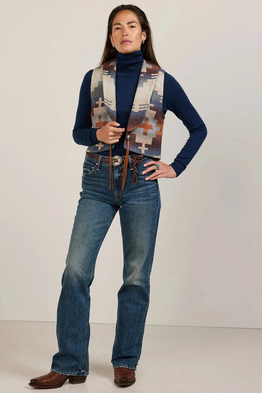 Dakota Wool Western Vest by Pendleton