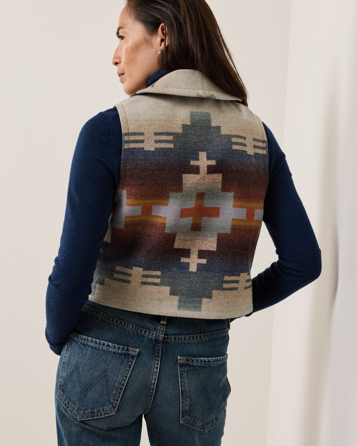 Dakota Wool Western Vest by Pendleton