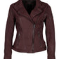 Twila RF Leather Jacket, Wine