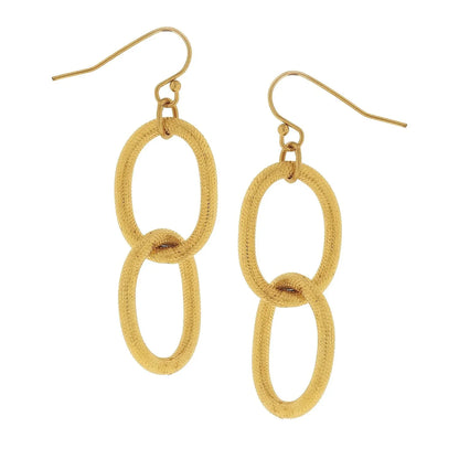 Loop Chain Earrings by Susan Shaw