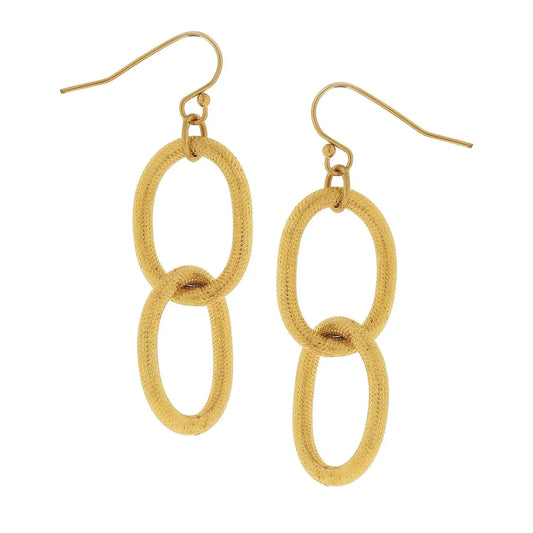Loop Chain Earrings by Susan Shaw