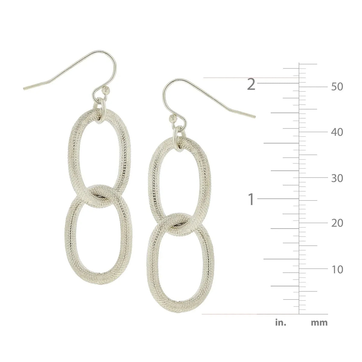Loop Chain Earrings by Susan Shaw