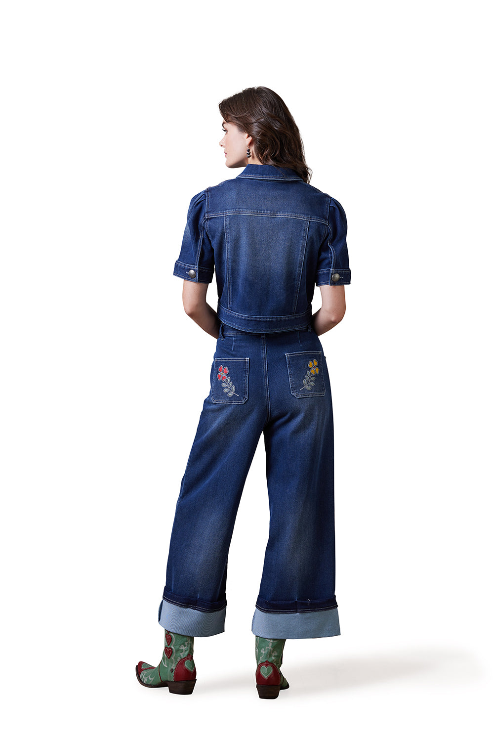 Tracing Trinidad Denim Pant Jeans by Double D Ranch at Bourbon Cowgirl