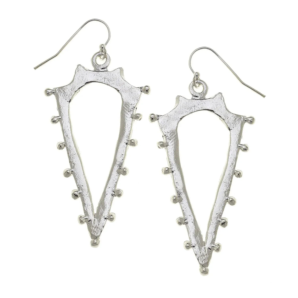Studded Spear Earrings by Susan Shaw