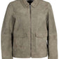 Yaima CF Leather Jacket, Light Sage