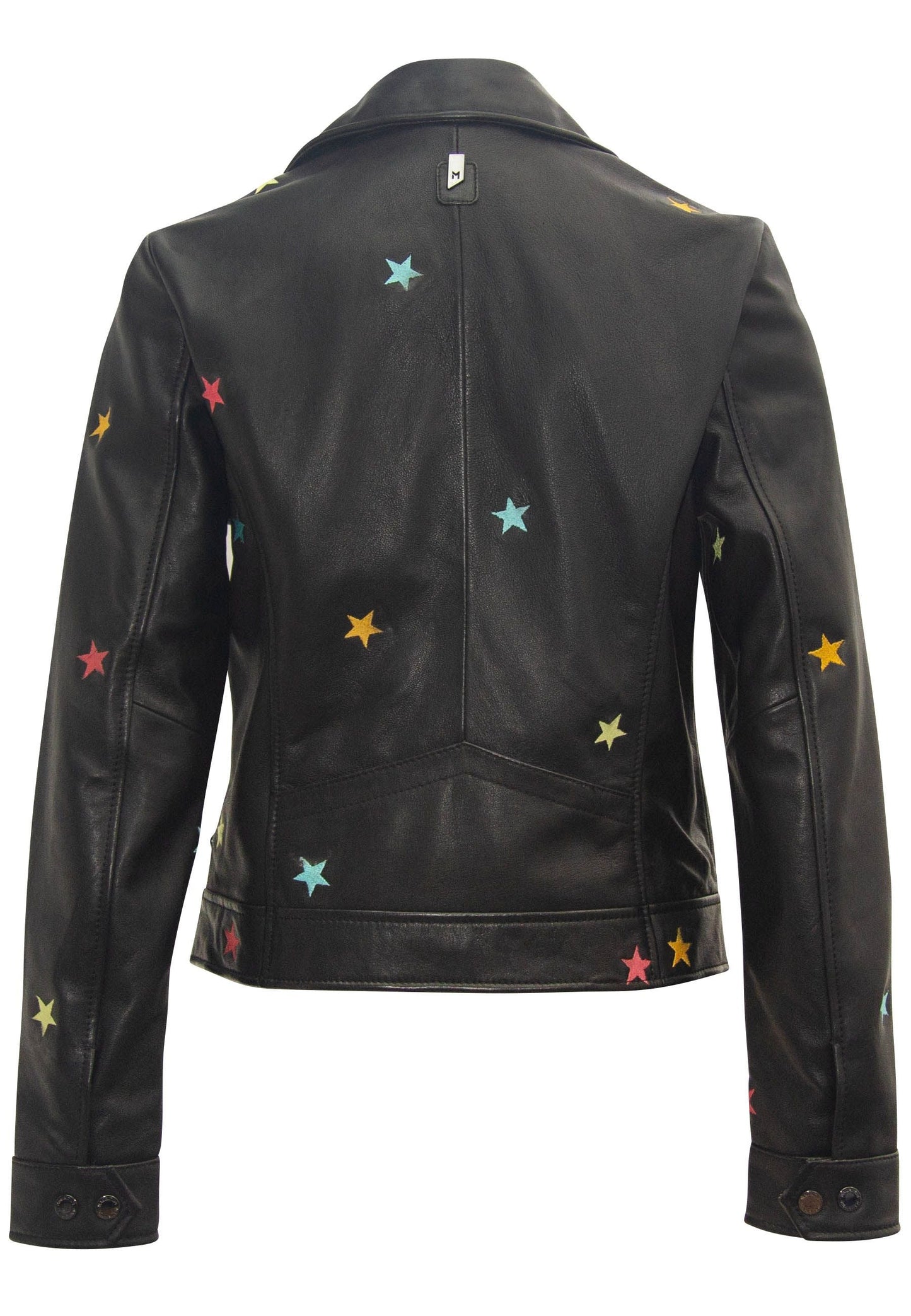 Nanca RF Leather Jacket by Mauritius in Black