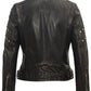 Danielle RF Leather Jacket, Black