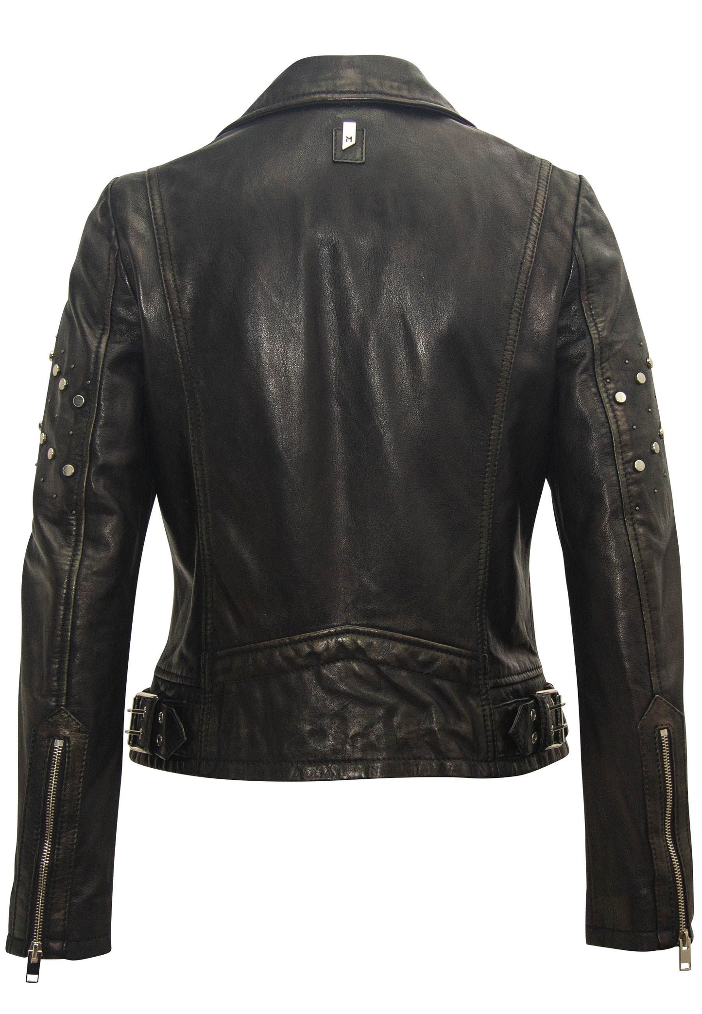 Danielle RF Leather Jacket, Black