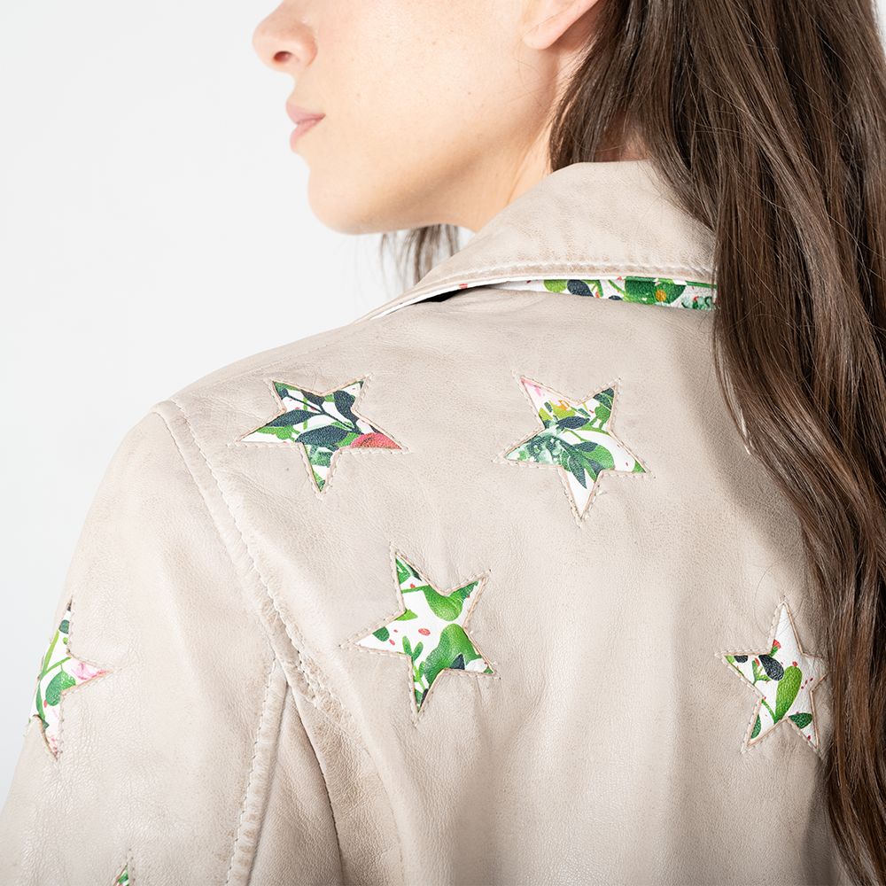 Candy RF Leather Jacket