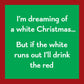 CARD Drink Red Christmas | Funny Gift | Kitsch Cards