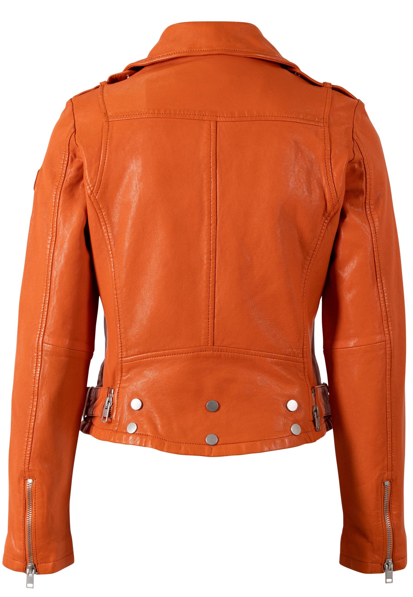 Wild 2 RF Leather Jacket by Mauritius in Spice