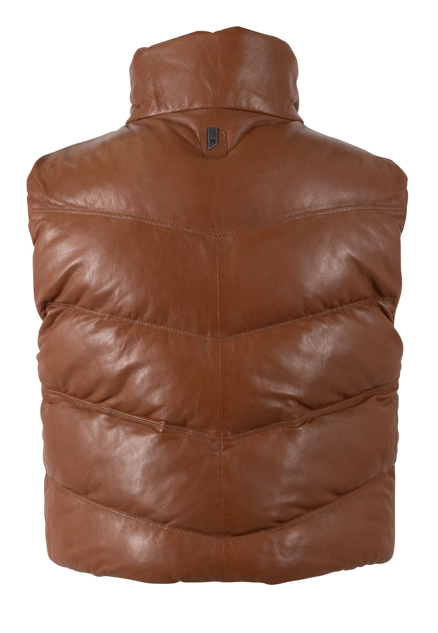 Ellen OS Leather Vest - Reversible