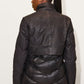 Belinda CF Leather Jacket, Anthracite