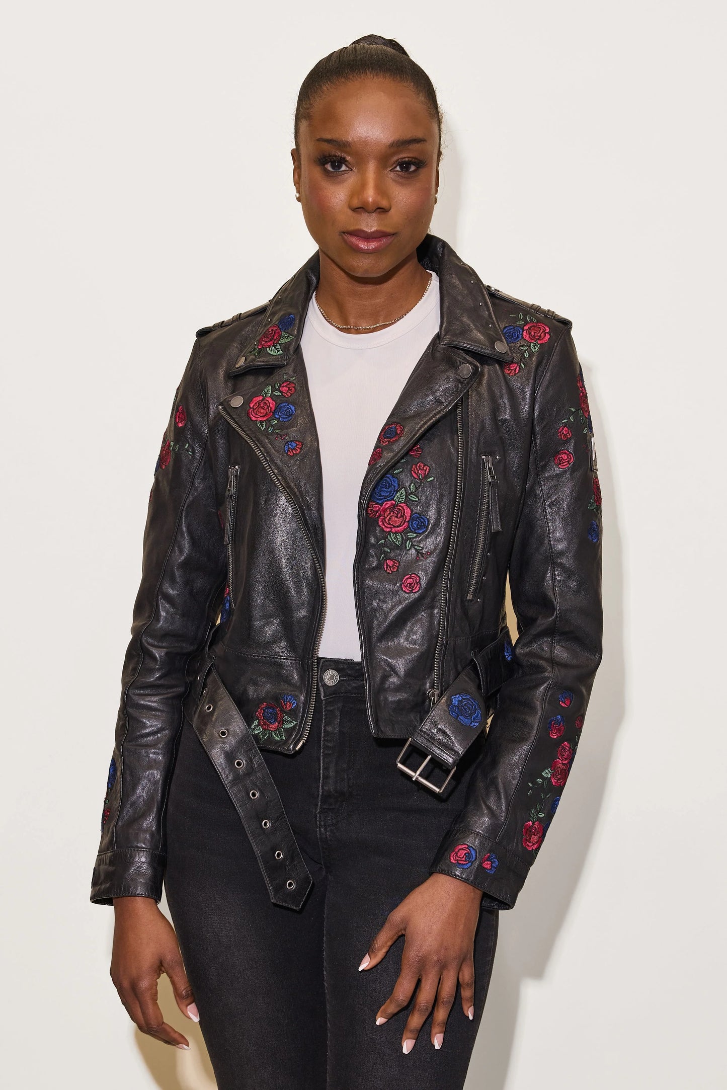 Isabella Leather Jacket by Mauritius