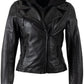 Christyn RF Star Detail with Hood Leather Jacket