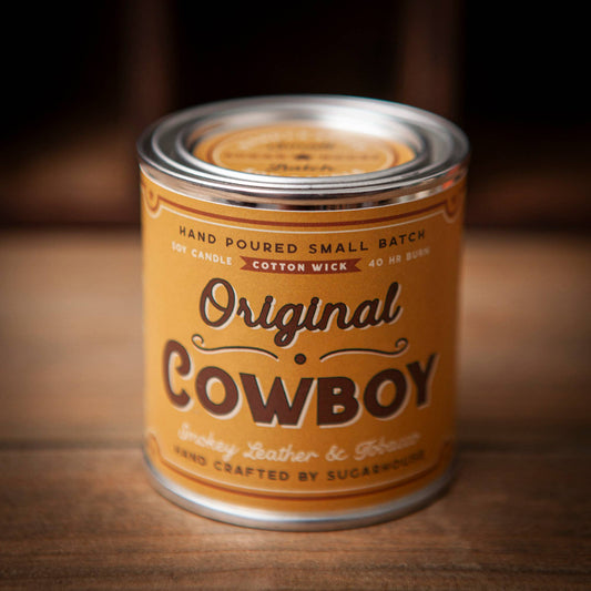 Original Cowboy Soy Paint Can Candle