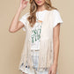 Cream Western Style Faux Suede Vest for Cowgirls