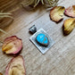Golden Hill Turquoise Pendant – Navajo Handmade by Ned Nez, Sterling Silver