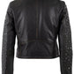 Roxanne RF Leather Jacket by Mauritius in Black