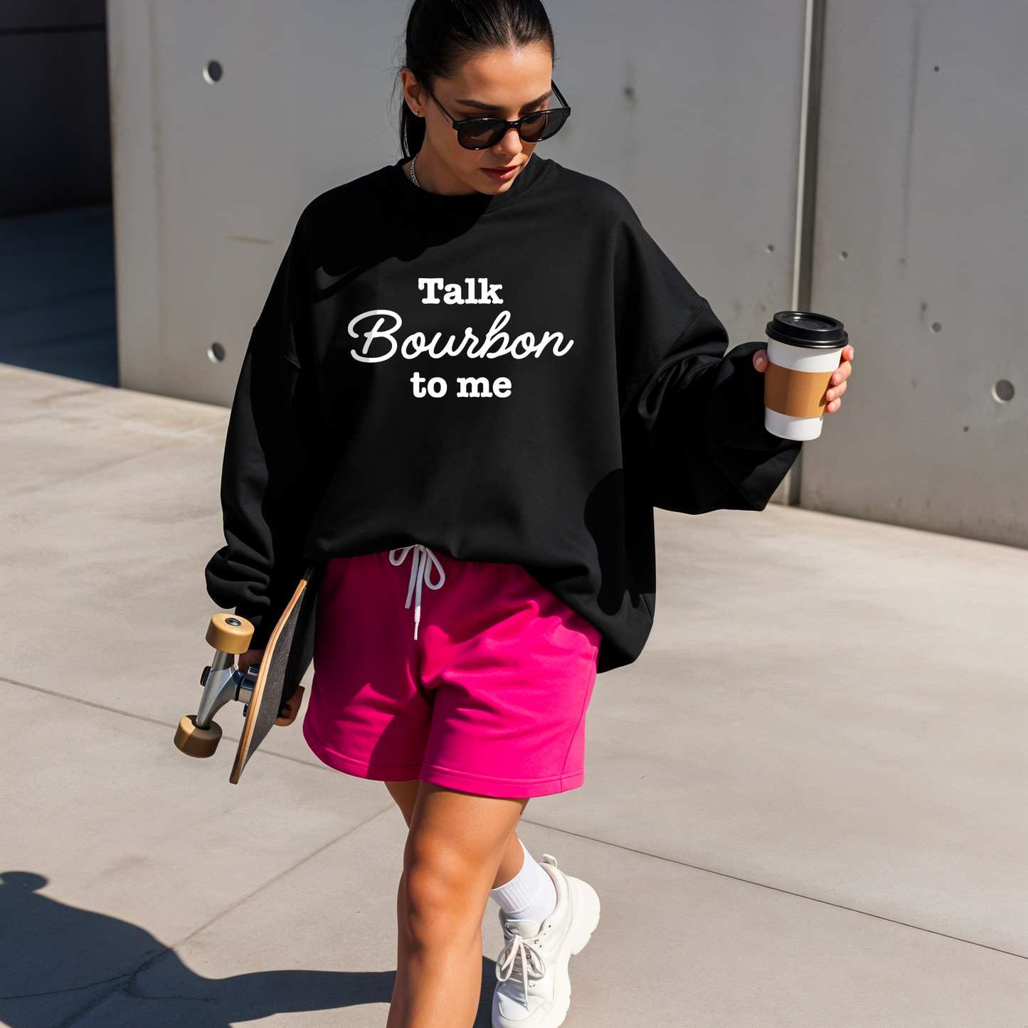 Talk Bourbon to Me Crewneck Sweatshirt