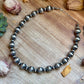 16mm Graduated Sterling Silver Pearl Statement Necklace
