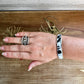 White Buffalo Cuff – Sterling Silver – SF Stamp by Steve Francisco