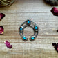Naja Pendant - sterling silver with kingman turquoise