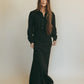 Dahlia Dress in Washed Black by Folk Saint
