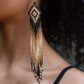 Midnight Oil Beaded Handmade Earrings by Mother Sierra