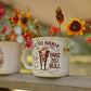 White Do No Harm, But Take No Bull Mug by Junk Gypsy