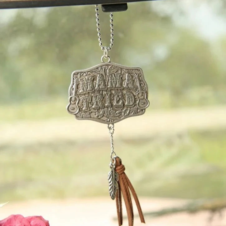 Mama Tried Car Charm by Junk Gypsy