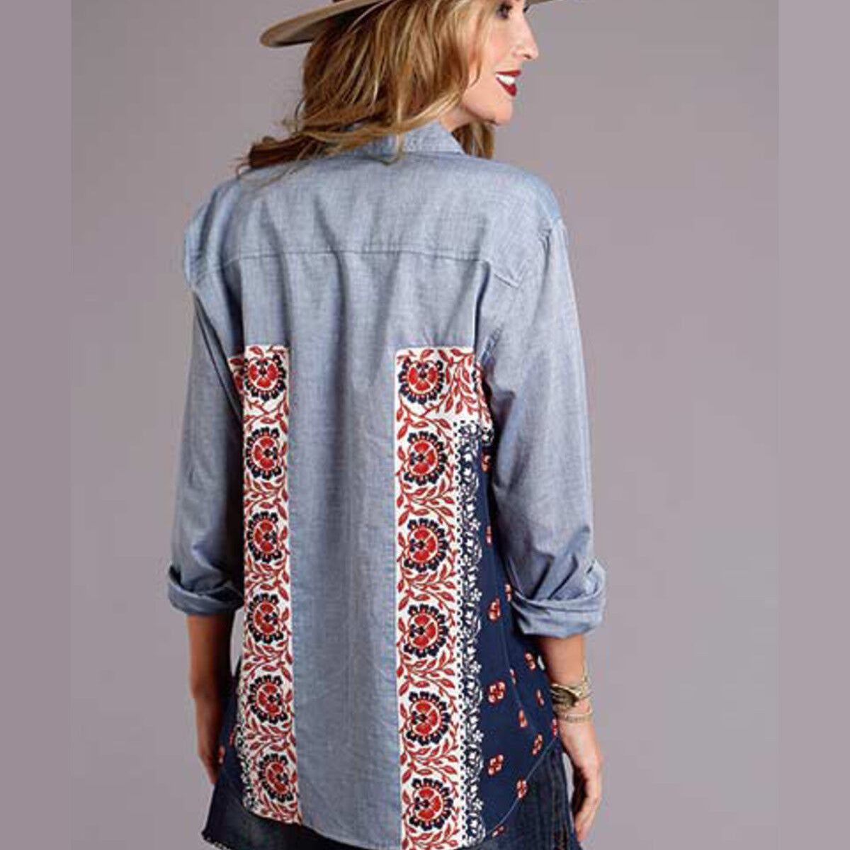 Chambray Bandana Shirt by Stetson