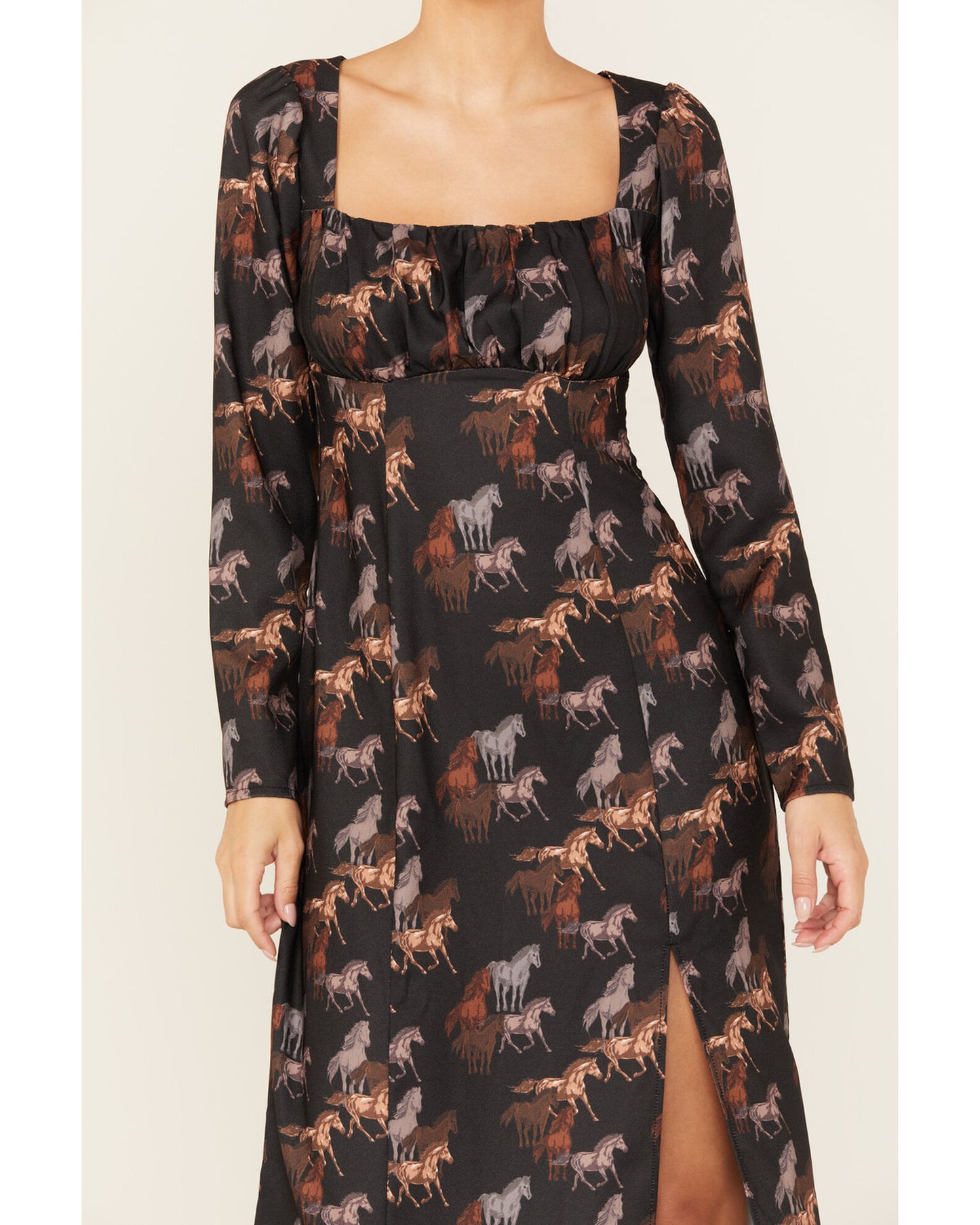 Horse Print Dress by Rock & Roll Denim at Bourbon Cowgirl