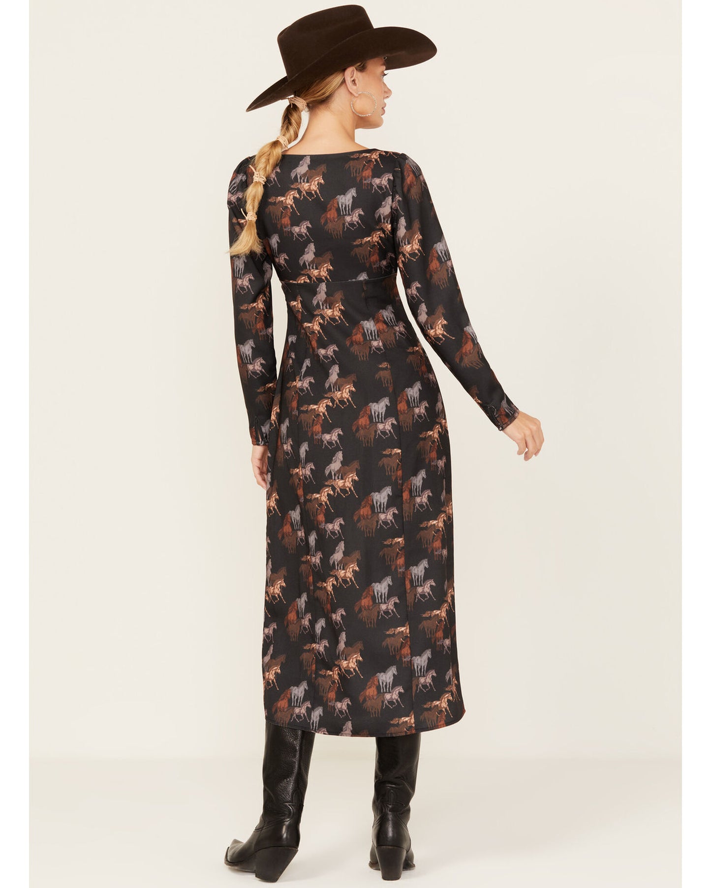 Horse Print Dress by Rock & Roll Denim at Bourbon Cowgirl