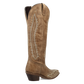 Roxelle Wide Calf Leather Boot in Honey by Laredo