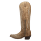 Roxelle Wide Calf Leather Boot in Honey by Laredo