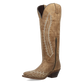 Roxelle Wide Calf Leather Boot in Honey by Laredo