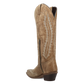 Roxelle Wide Calf Leather Boot in Honey by Laredo