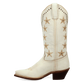 Serenade Wide Calf Leather Boot in White by Laredo