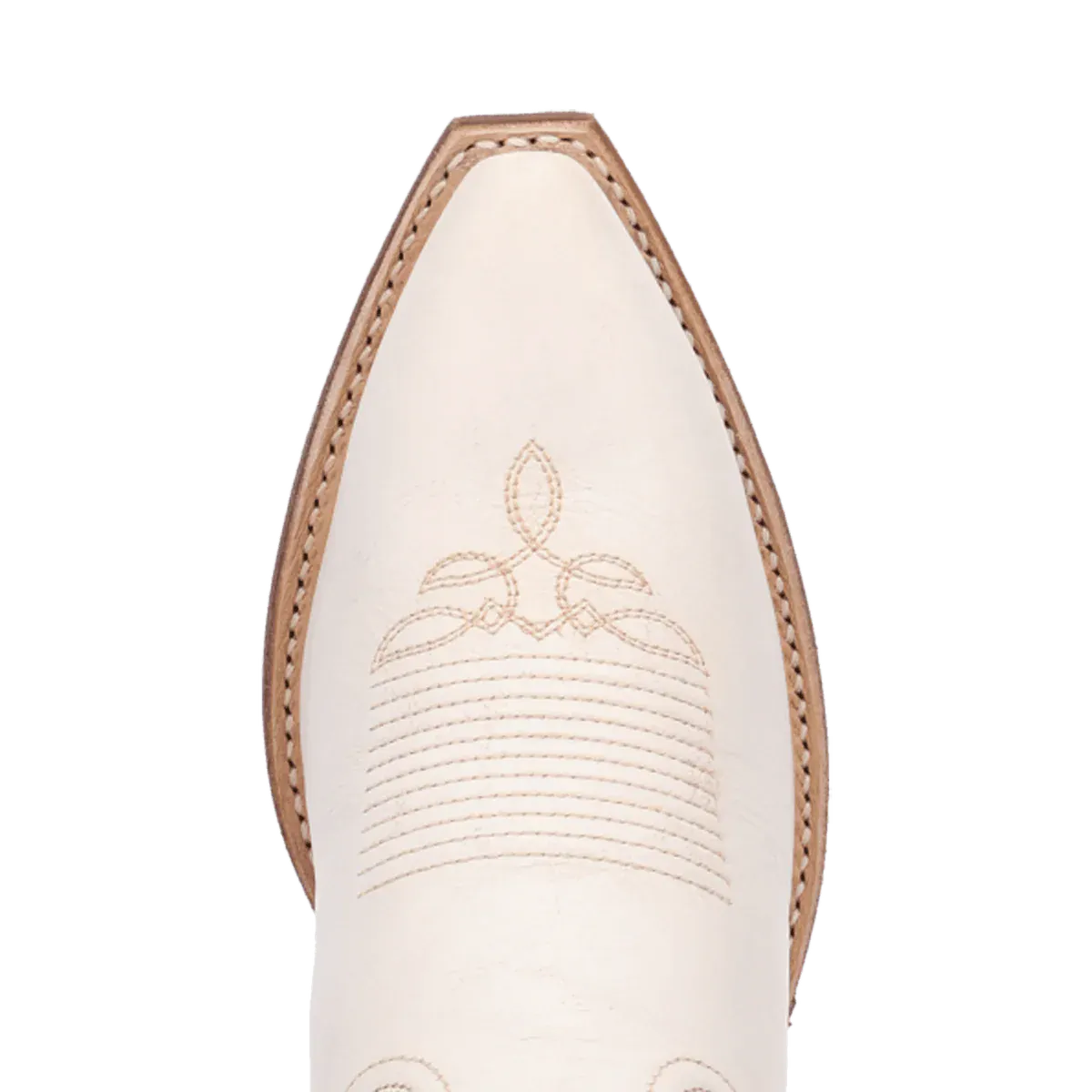 Serenade Wide Calf Leather Boot in White by Laredo