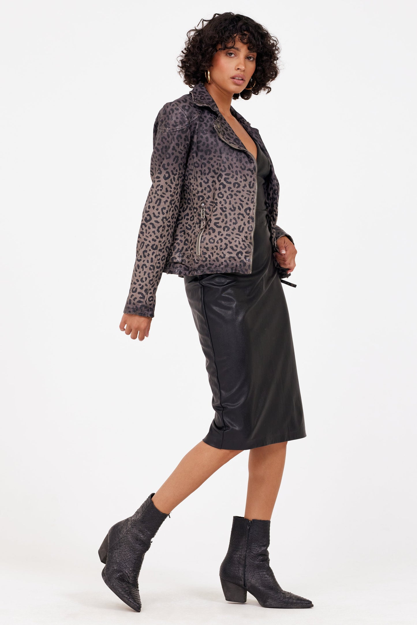 Vicki RF Leather Jacket