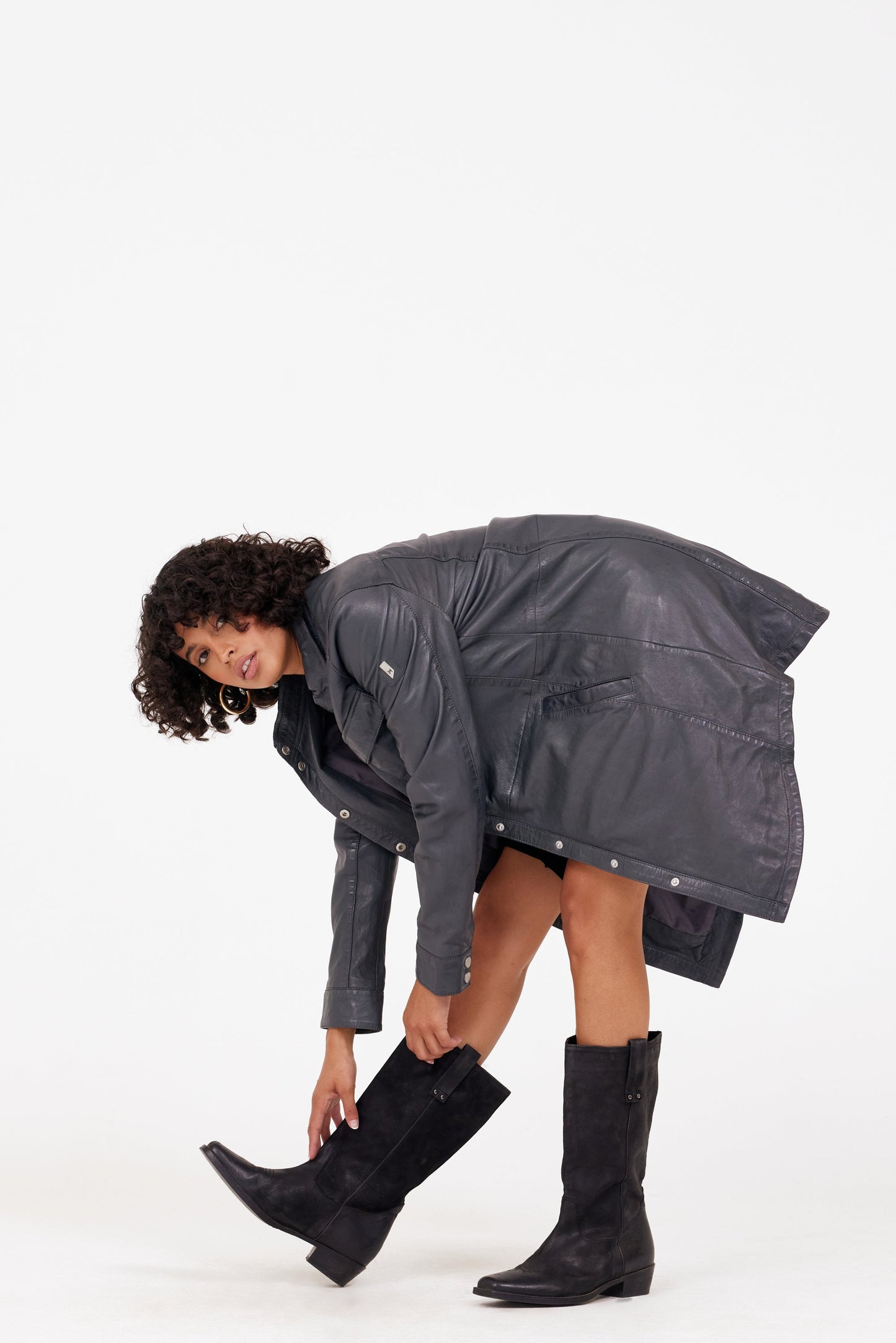 Miha RF Leather Jacket