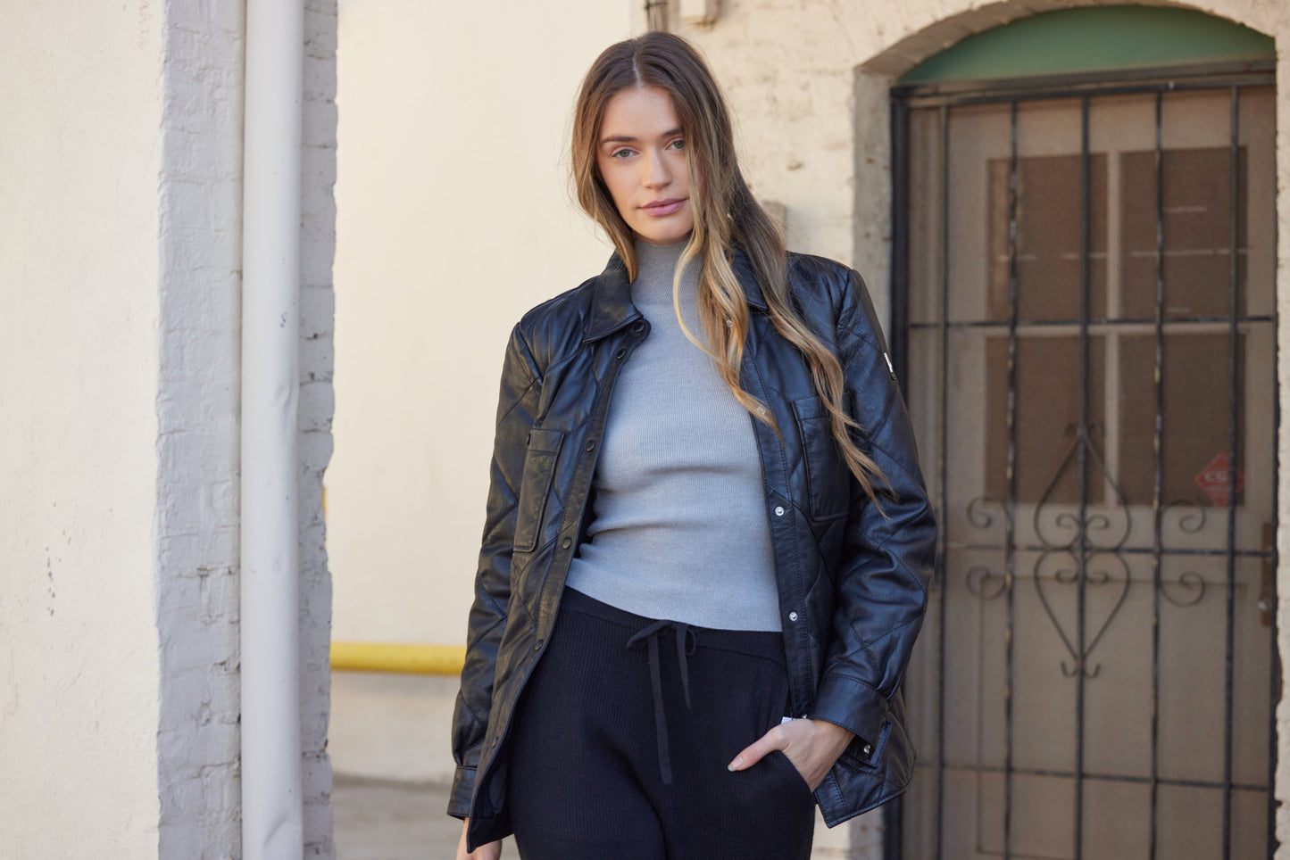 Oliah CF Leather Jacket
