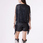Sonora Black Leather Shorts by Double D Ranch at Bourbon Cowgirl