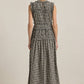 Smocked Gingham Maxi Dress
