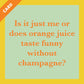 CARD Orange Juice | Funny Party Gift | Kitsch Greeting Cards