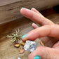 Zuni Stud Earrings – Turquoise & Sterling Silver