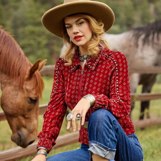 Pueblo Perdido Jacket by Double D Ranch at Bourbon Cowgirl