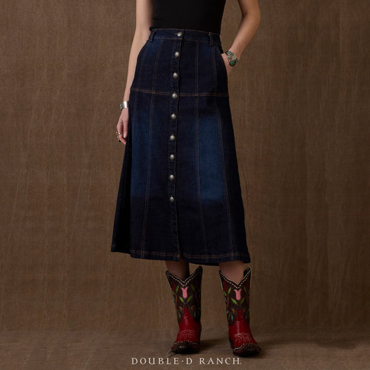 Giada Denim Skirt by Double D Ranch